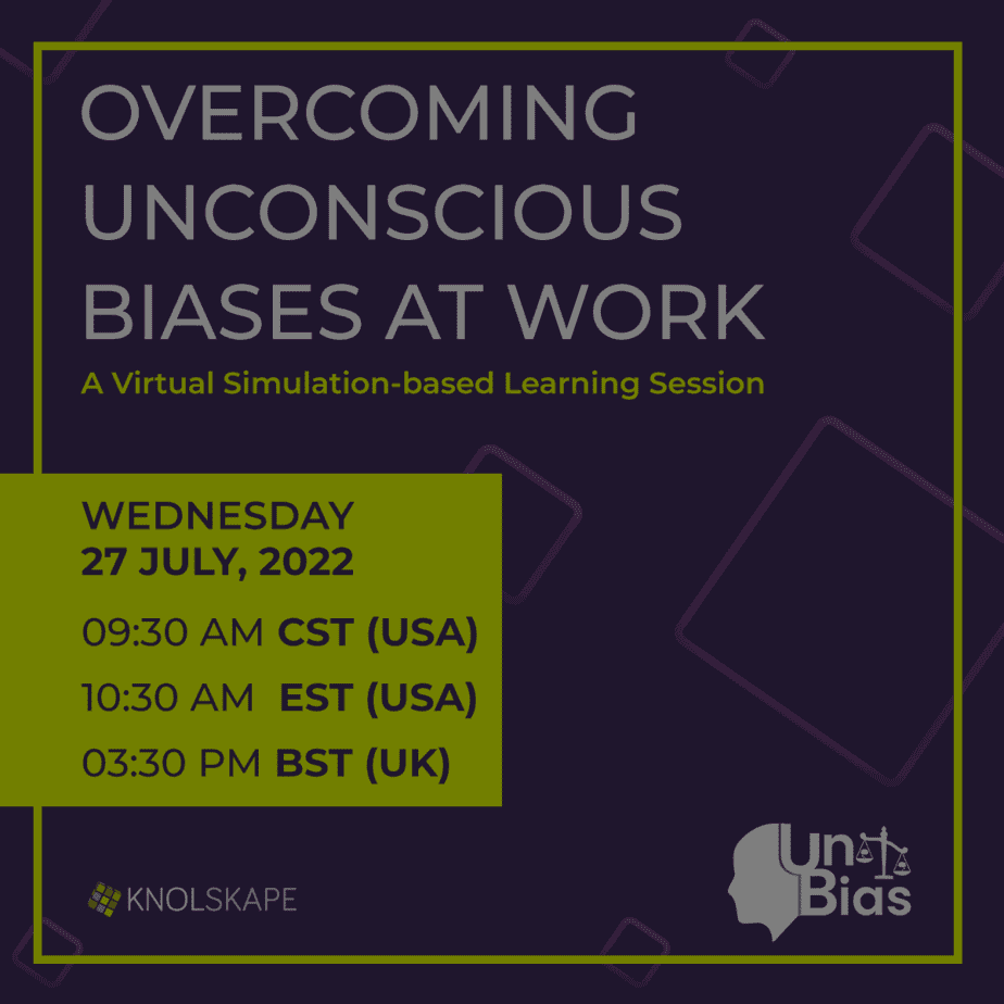 Overcoming Unconscious Biases at Work by KNOLSKAPE for US, UK and Europe