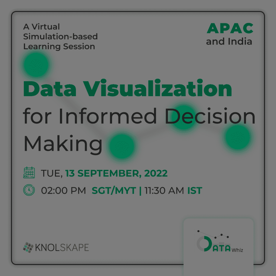 Data Visualization for informed Decision Making by KNOLSKAPE for APAC and India