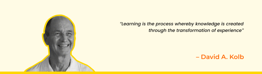 David A Klob's quote on Experiential Learning – KNOLSKAPE