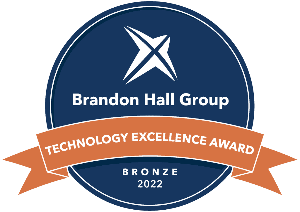 KNOLSKAPE wins the Brandon Hall Group Technology Excellence Bronze Award 2022 in the Best Advance in Gaming or Simulation category