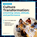 KNOLSKAPE Webinar – Culture Transformation_ entwining values, attitude, and performance