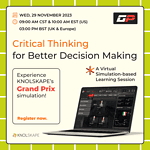 Critical Thinking for Better Decision Making – Grand Prix by KNOLSKAPE