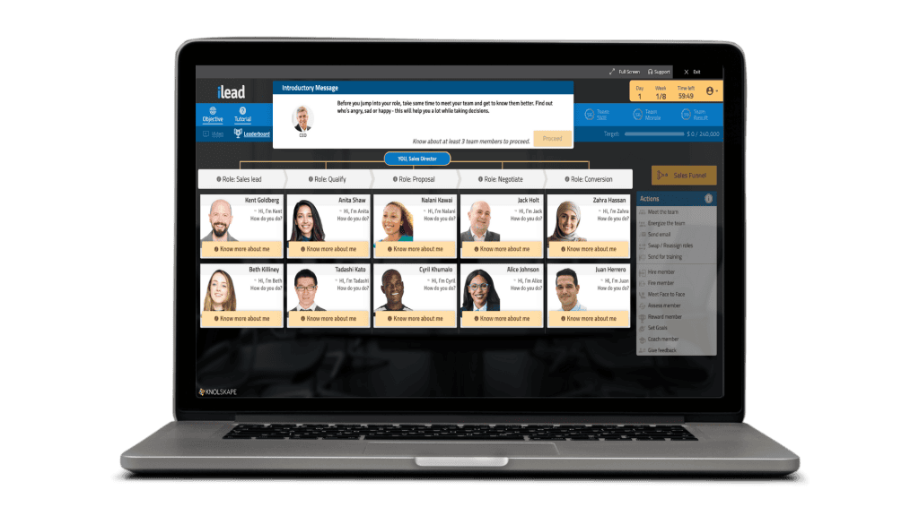 KNOLSKAPE - iLead for Leading Teams Effectively - a simulation-based learning program