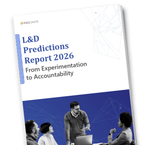 KNOLSKAPE Insights Centre - L&D Predictions Report 2026 - Cover Image